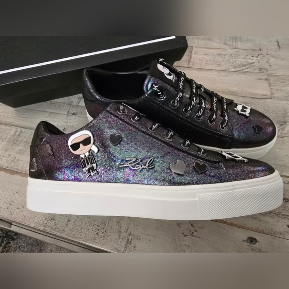 Karl Lagerfeld Sneakers Size 9 - Picture 2 of 4